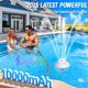thumbnail image 4 of Altavoz Bluetooth para piscina KingSom 3 en 1 con fuente de luz, 4 of 8