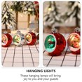 thumbnail image 3 of Luces colgantes navideñas, bolas huecas, lámparas de bolas de fiesta (estilo aleatorio), 3 uds., 3 of 6