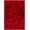 Red, variant on Well Woven Feather Liza Modern Shag Solid Red 5'3" x 7'3" Soft Area Rug