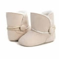 thumbnail image 5 of Cozy Baby Sneakers Winter Boots Insulated High Top Anti- Warm Shoes for Toddlers Comfortable Walking Shoes,Color:Beige,Size:12-18 Months, 5 of 8