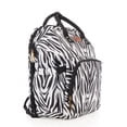 thumbnail image 2 of Mochila Pañalera ISADEN para bebé con cambiador cuna color Cebra, 2 of 7
