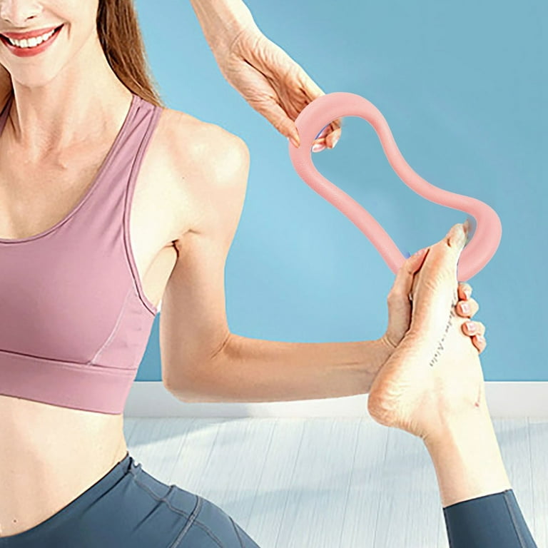 Yoga Ring For Leg 2-Pack Yoga Rings For Legs & Calves - Pink For Thighs ...