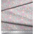 thumbnail image 3 of Soimoi Gray Rayon Fabric Cupcake Party Print Sewing Fabric Yard 56 Inch Wide, 3 of 5