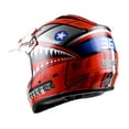 thumbnail image 5 of WOW Youth Kids BMX MX ATV Dirt Bike Motocross Helmet BOYCLS Shark Red, 5 of 5