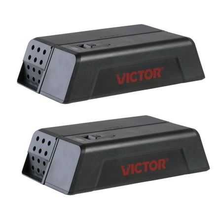 Victor Electronic Mouse Trap- 2 Pack (Best Food To Put In Mouse Trap)