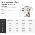 thumbnail image 5 of Balery Watercolor Ladybug Camisa Casual de Manga Corta con Botones para Hombre, Texturizada, Estilo Cubano, para Playa, Verano-XX-Large, 5 of 5
