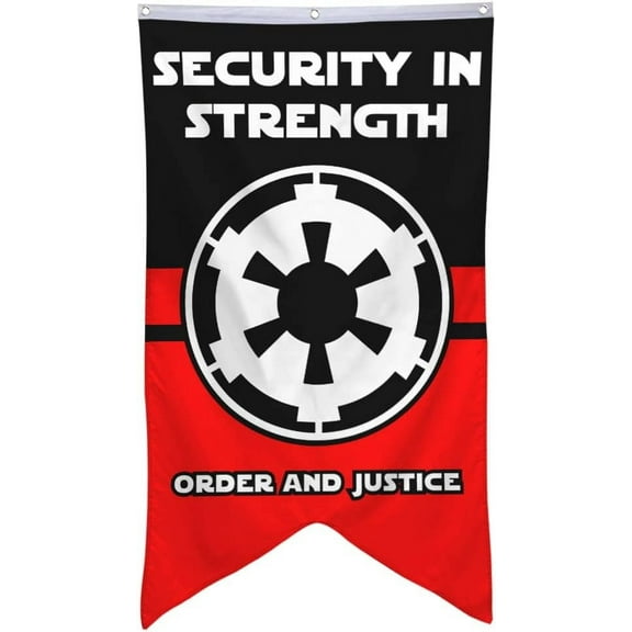 DianYu The Galactic Empire Banner Flag order and justice Banner 30x50 Inch Man Cave Home Office Bed Room Decor