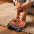 thumbnail image 3 of Chririnla Art Spider Web Unisex Slippers Soft Plush Fuzzy Warm Anti-slip Rubber Sole Cozy Comfy Lightweight Indoor Travel Slippers, 3 of 7