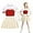 White, variant on ZUITEH Kids Girls Zombies Character Outfits Party Costume, Girl Kids 4PCS Zombies Nova Dresses Daywalker Hooded Tops Skirt Outfits Set Party Playwear,Carnival Party Fancy Dress Great Gifts for Fans
