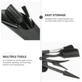 thumbnail image 4 of TABLZONE Garden Tools Kit Durable Black Plastic for Transplanting 2Sets, 4 of 5