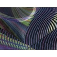 thumbnail image 4 of Ambesonne Digital Quilted Bedspread Set 3 Pcs, Spiral Motion, King Size, Green Purple, 4 of 5