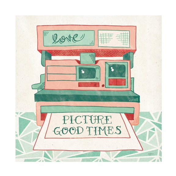 Mary Urban 'Retro Polaroid' Canvas Art