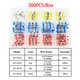 thumbnail image 2 of Conectores de cables de 200/250/300 Uds., buen sellado, impermeables, termorretráctiles, bloque de terminales, gran fijación, empalmes de tope Vehículos, repuestos y accesorios Mis  300PCS Riwesomey VI016319-03, 2 of 6