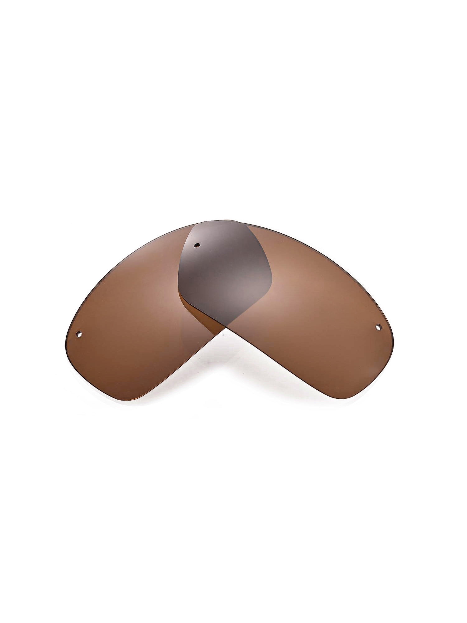 Walleva Brown Polarized Replacement Lenses for Ray-Ban RB3183 63mm