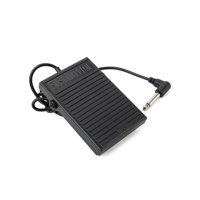IFANLANDOR Keyboard Piano Accessories Sustain Pedal Black Plastic for Electronic Piano Keyboards Instruments 1 Set