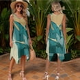 thumbnail image 3 of Psesaysky Blue Shark Couple Matching Clothes Shirts or Dress for Husband and Wife Matched Date Outfit Buttons Shirts Blouses or Sleeveless Flared Sun Dress for Beach Vacation, 3 of 7