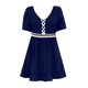 thumbnail image 4 of Vestidos de Verano Para Mujer, Falda Playera Informal Con Volantes de Verano Para Mujer, Falda Informal de Color Liso Con Fugas En El Pecho, Tallas S y Xxl, 4 of 4