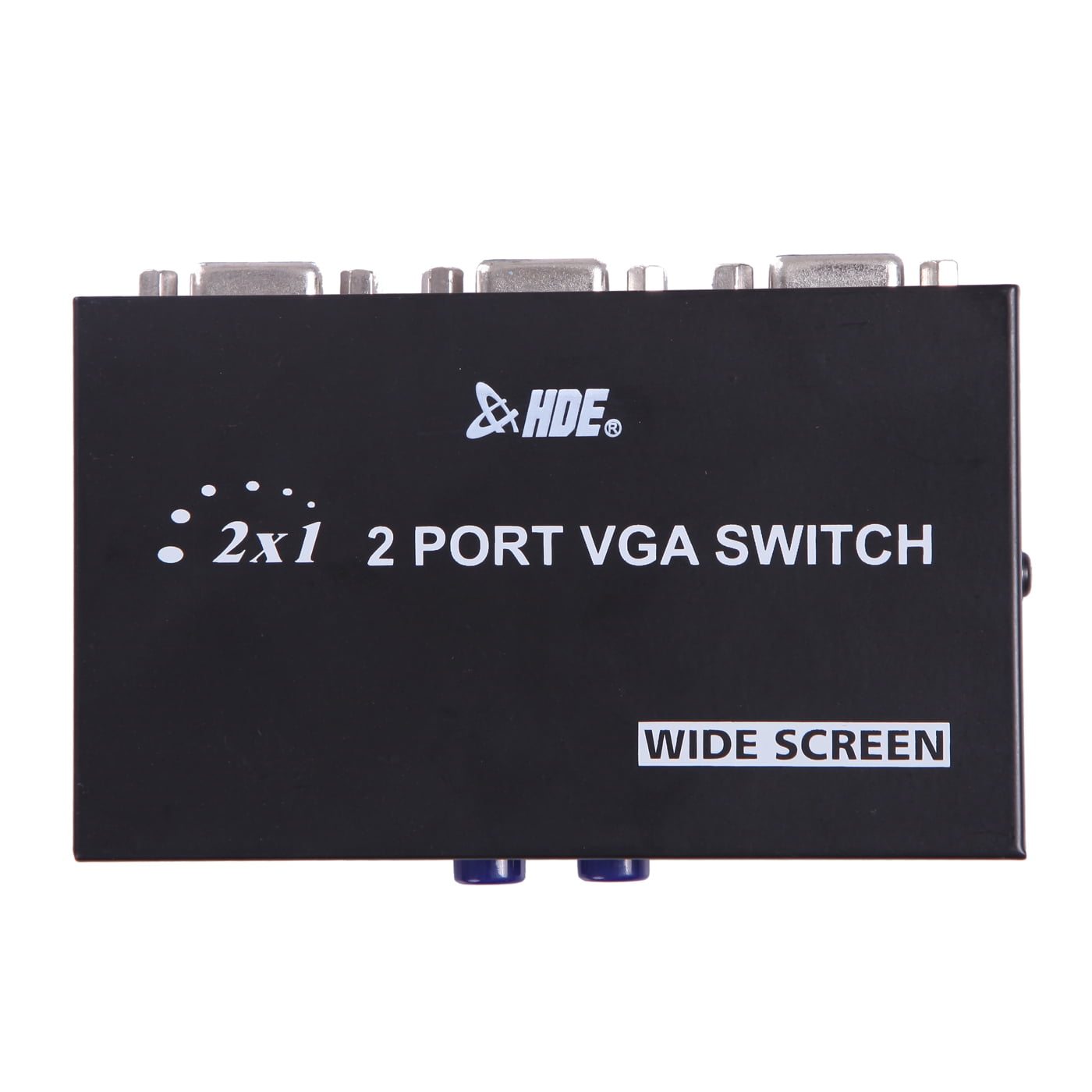 2 In 1 Out// 1 In 2 Out VGA I//O VGA//SVGA Manual Sharing Switch Switcher Box