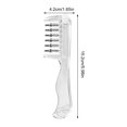 thumbnail image 2 of Wide-Tooth Scalp Massage Comb,Transparent Hair Oil Applicator with Roller Balls,Hair Growth Serum Dispenser for Scalp Care,Follicle Massage and Hair Treatment, 2 of 9