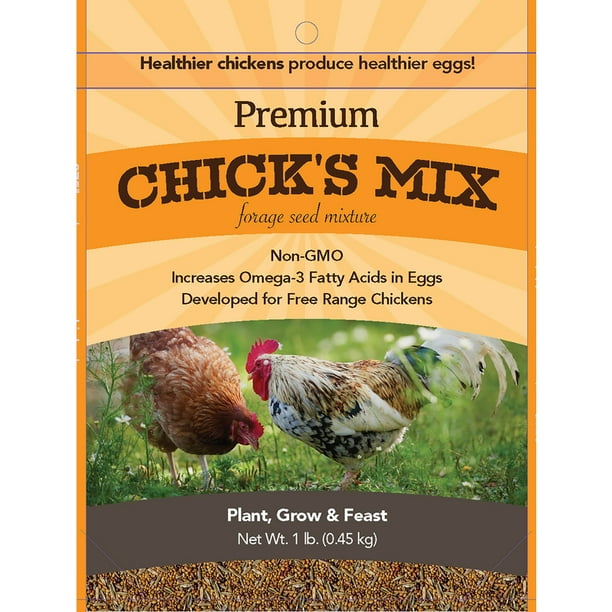 Barenbrug 25490 1 lb. Chick's Mix Mixed Pasture Seed Mix