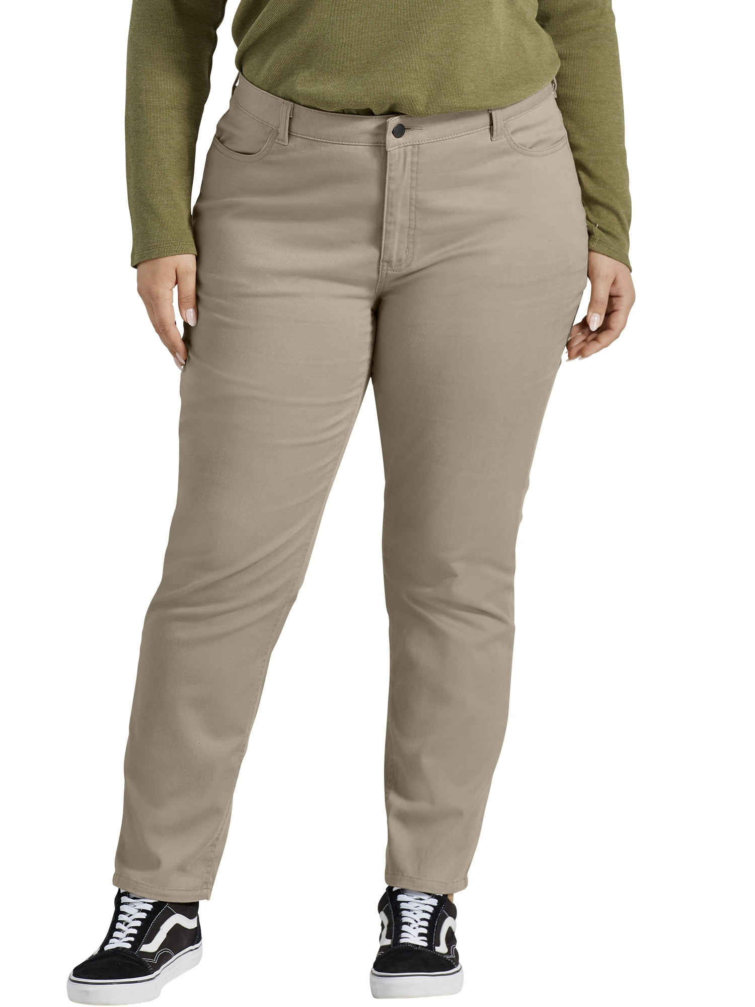 Dickies Women's Plus Perfectly Slimming Skinny Pant - Walmart.com