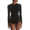 thumbnail image 2 of Women's DKNY Hosiery DYF012 Opaque Bodysuit (Black M), 2 of 2