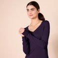 thumbnail image 4 of walmart Essentials Womens Lightweight V-Neck Sweater, 4 of 8