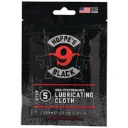 Hoppe's Black Lubricating Cloth, Re-sealable Bag, White