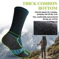 thumbnail image 5 of FREEYOKA Mens Sports Socks Man Cushioned Work Socks Breathable Moisture Wicking Crew Sock for Hiking Running Walking Trainer Cycling Athletic Socks, 5 Pairs, 5 of 8