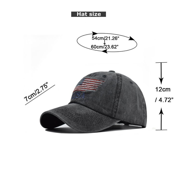 Women\'s Embroidery Adjustable Washed Distressed Trucker Hat Baseball Cap Xfvqtps Wash Distressed Baseball Cap for Men Women Vintage  main image 4