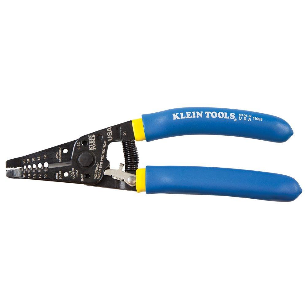 Klein Tools 11055 Wire Cutter and Wire Stripper, Stranded Wire Cutter, Solid Wire Cutter, Cuts Copper Wire - image 3 of 7