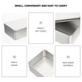 thumbnail image 4 of 2pcs cajas de almacenamiento de tintplate cajas de envoltura de galletas bocadillos para hornear cajas de fiestas, 4 of 8