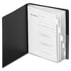 Cardinal Spine Vue ShowFile Display Book w/Index, 24 Letter-Size Sleeves, Black