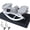 Gray, variant on YR Rock Stepper for Exercise at Home, Motion Stair Steppers Machine with Resistance Bands