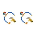 thumbnail image 2 of maskred for AC Charge Hose for Gauge, Car Kit R134A for Recharge Style A 2Set, 2 of 6