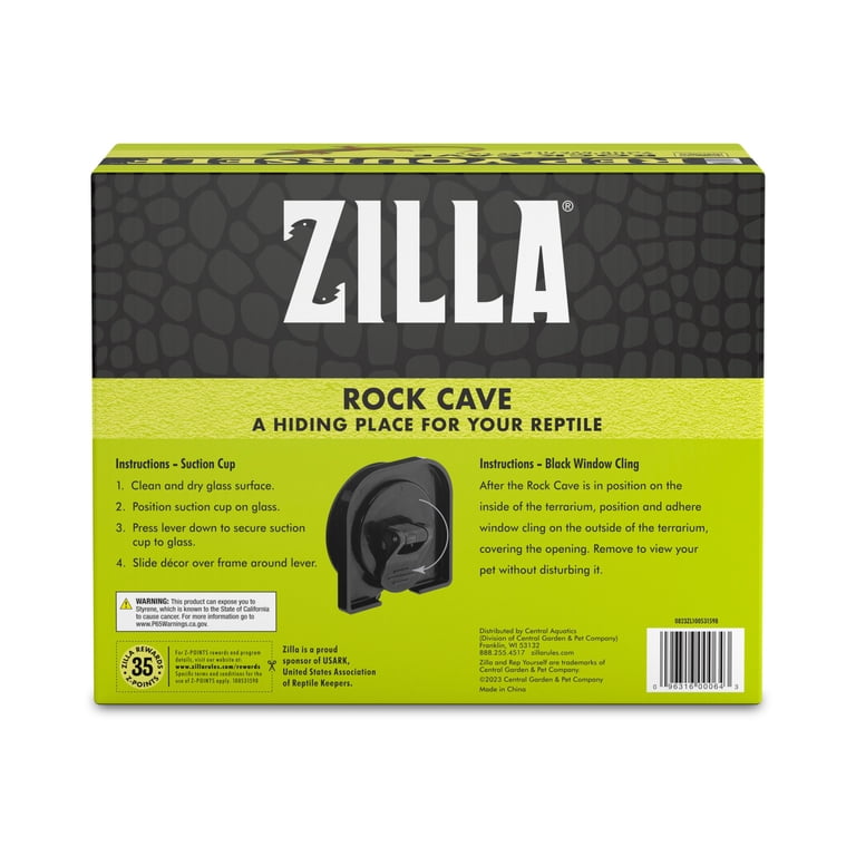 Zilla, Vertical D√©cor Rock Cave, 1 Ct, Elevated Climbing Space