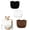 Black White Brown, variant on 3Pcs Women's Modesty Inserts for Low Cut Dresses Mock Camisole Bra Insert Overlay Modesty Panel Vest
