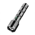 thumbnail image 1 of HLONKOutdoor Portable Flashlight with Rechargeable 18650mAh Battery  Zoom Focus  Type-C Charging  Multifunctional LED Light for Camping  Hiking  and Emergency Use Black, 1 of 7