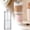B, variant on Cotton Round Holder with Lid, Clear Cotton Pad Dispenser for Bathroom Vanity, Shatterproof Countertop Organizer Apothecary Jar for Makeup Remover Pads & Skincare Routine Storage