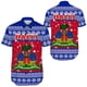 thumbnail image 4 of Camisas hawaianas con estampado 3D para hombres, camisas polinesias con escudo de armas de Haití, negras y marrones, camisetas casuales de moda para niños, ropa de calle para mujeres, 4 of 4
