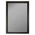 thumbnail image 1 of Wood Grain Coffee Bean With Profile Edge Framed Wall Mirror-Color:Brown,Finish:SemiGlossy,Size:16"Lx34"W, 1 of 2