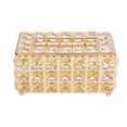 thumbnail image 1 of Porta pañuelos multifuncional, diseño moderno, exquisito, resistente y duradero, dorado, 1 of 14