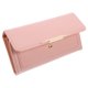 thumbnail image 1 of SHOWERORO Billetera Trifold Rosa Para Mujer Con Cuero PU Resistente Y Y Funcional, 1 of 6