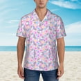 thumbnail image 4 of Unicorns Colorful Pattern Hawaiian Shirts For Men, Summer Short-Sleeve Relaxed-Fit Button-Down Shirts 3x-Large, 4 of 9