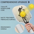 thumbnail image 4 of Pickleball Paddles Set Of 1, Fiberglass Surface, West & Cowboy Print, 1 Paddle, 2 Balls & Bag, 4 of 5