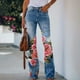 thumbnail image 1 of WILLBEST Pantalones Casuales para Mujer | Pantalones Deportivos Estampados de Cintura Alta para Otoño E Invierno | Pantalones Deportivos Deportivos y Holgados para Halloween Extra Grande, 1 of 5
