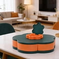 thumbnail image 5 of BotaniNest Rotating Snack Platter With Lid Perfect Dip And Serving Tray For Parties Picnics And Travel, 5 of 5