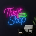 thumbnail image 3 of Handmadetneonsign Thrift Shop Neon Sign, Thrift Shop Wall Art Decor, Open Shop Store Wall Decor, 3 of 5