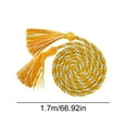 thumbnail image 6 of GROFRY Graduation Honour Rope Hanger Thick Twisted Rope with Tassel 1.7m Length Color-Blocking Tight Knitting Bachelors Master Honour Rope for Graduation Season DIY Activities, 6 of 8