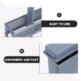 thumbnail image 4 of 2 Pcs Dyeing Tools Research Laboratory Storage Microscope Slide Kit Plastic Staining Jar Lab Slide Racks, 4 of 6